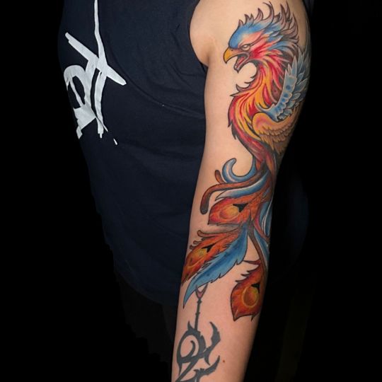 Bold and detailed pop culture tattoo featuring iconic character inked by 3 Cube Tattoo.